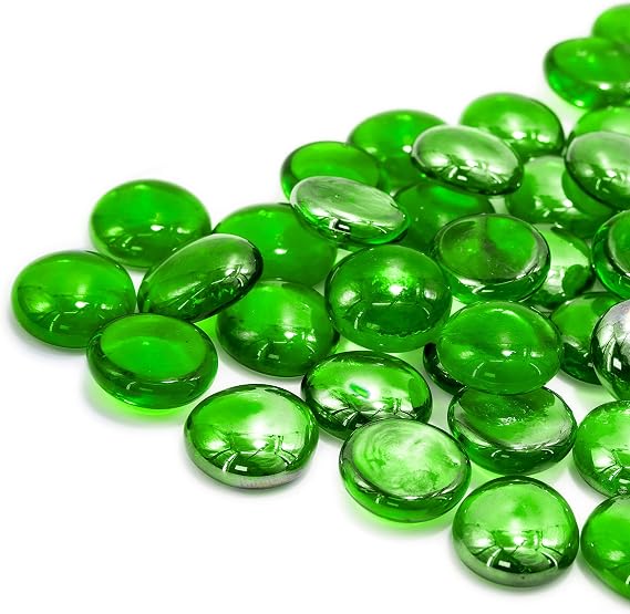 Bond Manufacturing 67985 LavaGlass Round Firepit Dispersion Glass, Emerald City