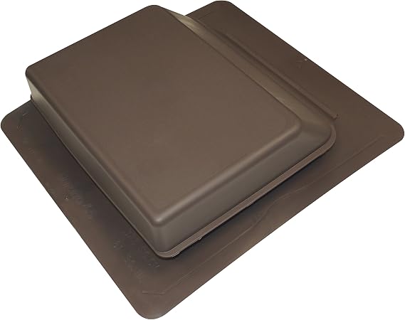 Duraflo 6065BR Slantback Roof Vent, Brown