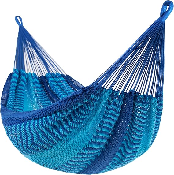 Lazy Daze XL Handwoven Mayan Hammock, 10.5FT Double Camping Hammocks