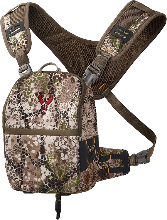 Badlands Bino Mag 2 - Modular Binocular Harness System, Approach OG, Medium | Featuring a sealing magnetic lid designed for the highest level of dust and weather protection