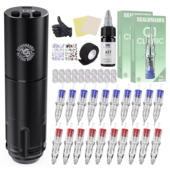 Dragonhawk A1 Beginner Tattoo Kit