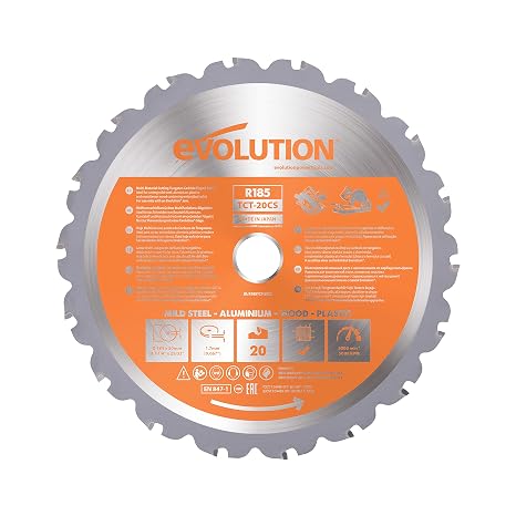 Evolution RAGE 185mm Multipurpose TCT Blade