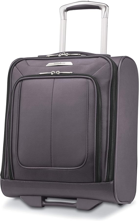 Samsonite Solyte DLX Softside Luggage, Mineral Grey, Underseater