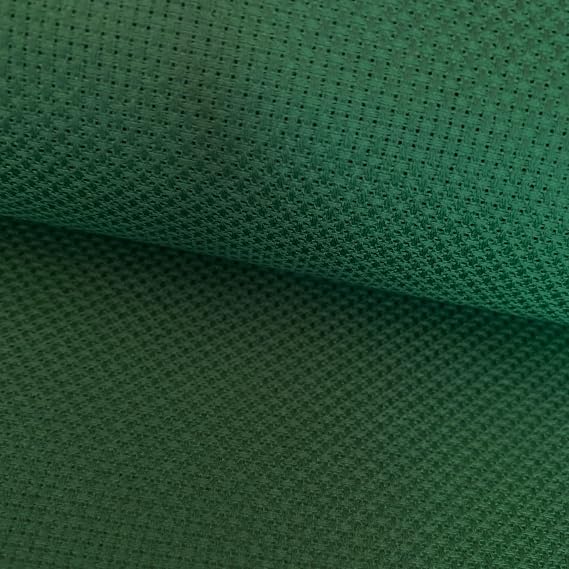 14CT Aida Cloth Embroidery Cross Stitch Fabric, Forest Green, W59 x L39
