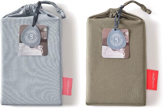 bbhugme Pregnancy Pillow Covers - Eucalyptus & Dusty Olive