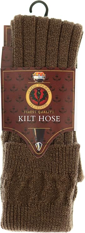 Men's Kilt Hose Weathered Brown