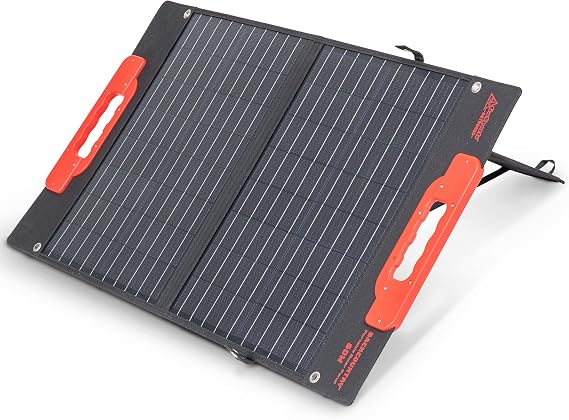 Backcountry Portable Solar Panels, 110W or 60W - IP65 Water Resistant Solar Charger with 3 USB Ports for Phones and DC Out for Power Stations