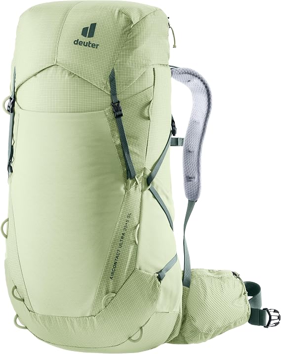 Deuter Women's Aircontact Ultra 35 + 5L SL Lightweight Trekking & Thru-Hiker Backpack for Backpacking & Long-Distance Hiking & Travel - Mineral-Ivy