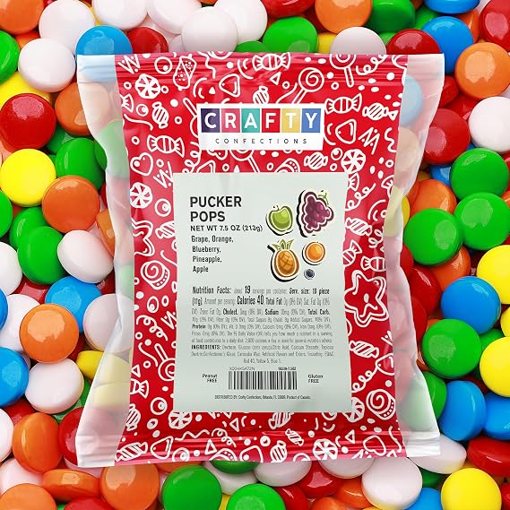 Fruit Candy 7.5 OZ (213g) - Hard Candy Runts Gumball Machine Refills - Old Fashioned Sweets for Party Favors, ake Decorations - Candies for Kids Mix 5 Flavors