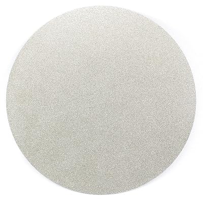 ILOVETOOL Diamond Flat Lap Wheel 8 inch Grinding Sanding Disc 80 Grit Coated Jewelry Grinding Tool for Gemstone Glass Rock Ceramics