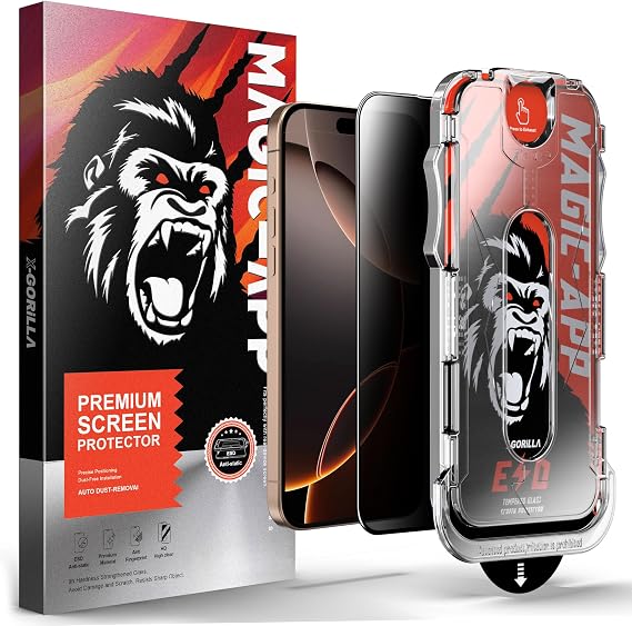 Klasse X-Gorilla iPhone 11 / XR Hayalet Ekran Koruyucu | Gizlilik Filtreli & 9H Kırılmaz | Tam Kaplama Tozsuz Uygulama