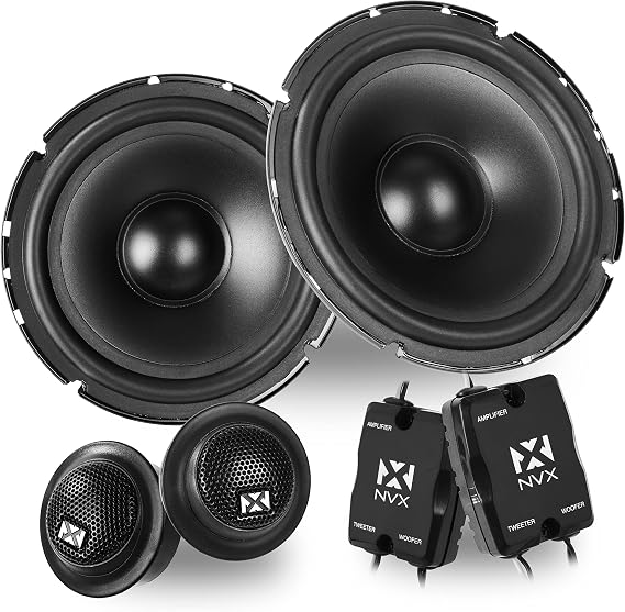 NVX NSP65KIT 6.5" Car Speakers 2-Way Component System (Pair)