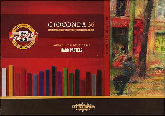 Koh-I-Noor GIOCONDA 8115 Artist's Hard Pastels (Pack of 36)