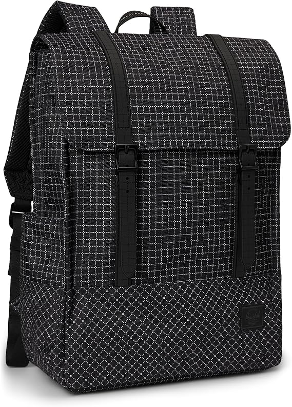 Herschel Survey Backpack, Grid - Black, Standard - 20L