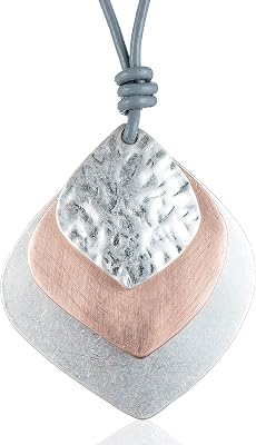 Chunky Chain long necklace with Silver pendant necklaces for women fashion jewelry