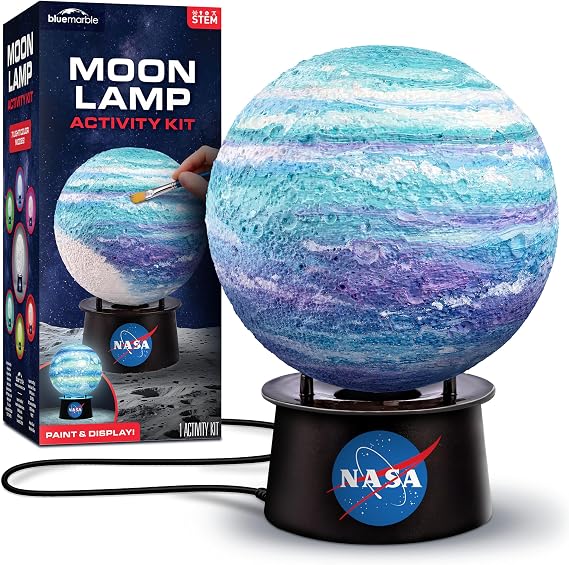 NASA Paint Your Own Moon Lamp with 7 Color Changing Modes for Kids