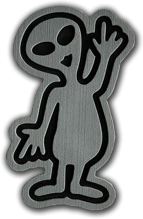 Snowboard Stomp Pad - Alien - Gray