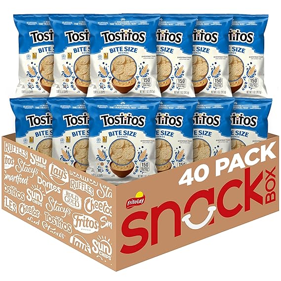 Tostitos, Bitesize Rounds, 1 Ounce (Pack of 40)